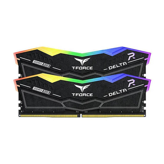 TEAMGROUP T-Force Delta RGB 32GB ( 16GB x 2 ) 7200MHz DDR5 RAM (Black)