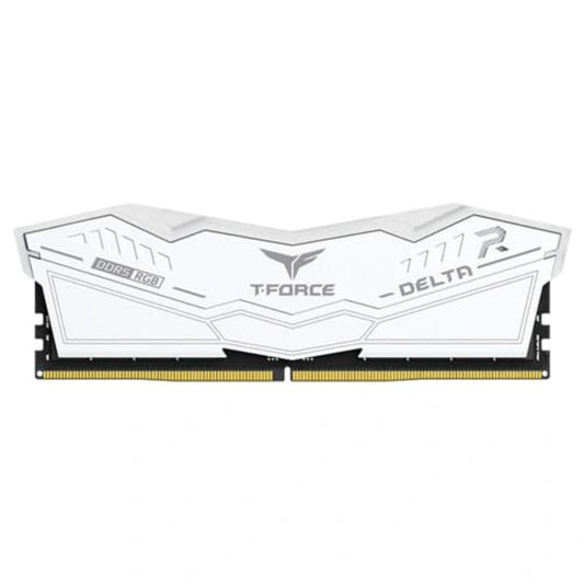 TEAMGROUP T-Force Delta RGB 16GB ( 16GB x 1 ) DDR5 6000MHz RAM ( White ) ( CL38 )