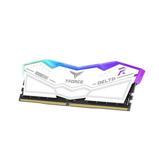 TEAMGROUP T-Force Delta RGB 32GB ( 16GBx2 ) 5200MHz DDR5 RAM (White)