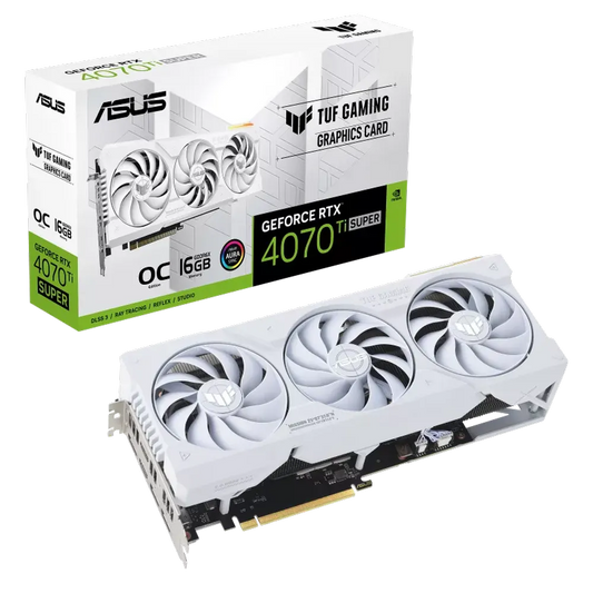 ASUS TUF Gaming GeForce RTX 4070 Ti Super 16GB Nvidia Graphic Card White