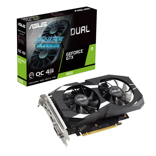 ASUS Dual GeForce GTX 1650 P V2 Gaming OC Edition 4GB Nvidia Graphics Card