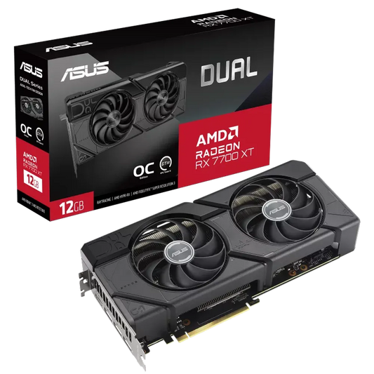 ASUS Dual Radeon RX 7700 XT OC Edition 12GB AMD Graphic Card