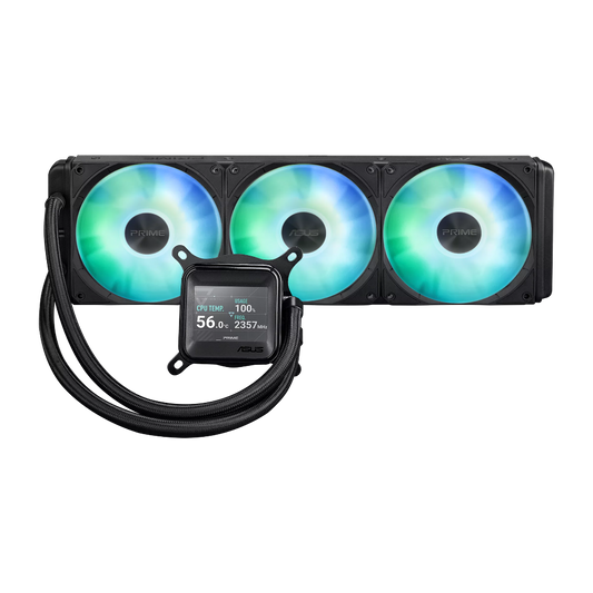 ASUS Prime LC 360 ARGB 360mm CPU Liquid Cooler ( Black ) ( With LCD Display )