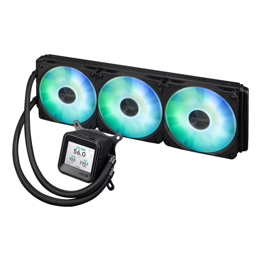 ASUS Prime LC 360 ARGB 360mm CPU Liquid Cooler ( Black ) ( With LCD Display )