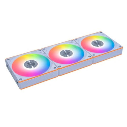 LIAN LI UNI CL120 120mm ARGB Wireless Cabinet Fan ( White ) ( Triple Pack )