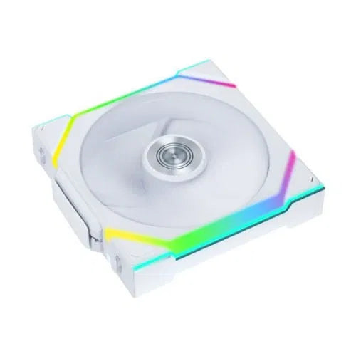 LIAN LI Uni Fan SL120 120mm ARGB Reverse Blade Cabinet Fan (White) (Triple Pack)