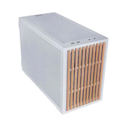 LIAN LI B4 Wood MATX Mini Tower Cabinet ( White )