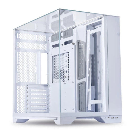 Lian Li O11 Vision (E-ATX) Mid Tower Cabinet (White)