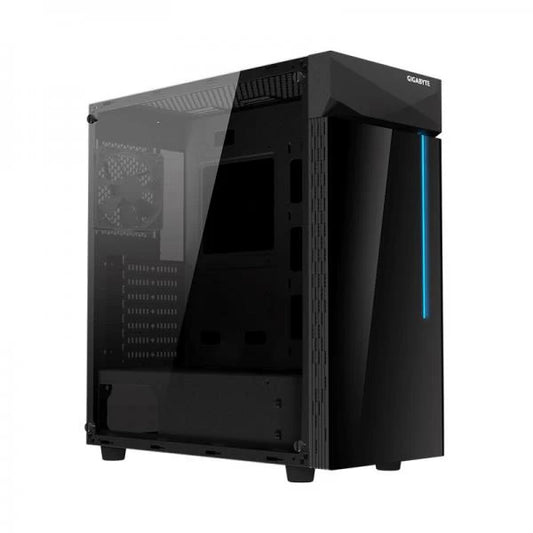 Gigabyte C200 Glass (ATX) Tempered Glass Mid Tower Cabinet (Black)