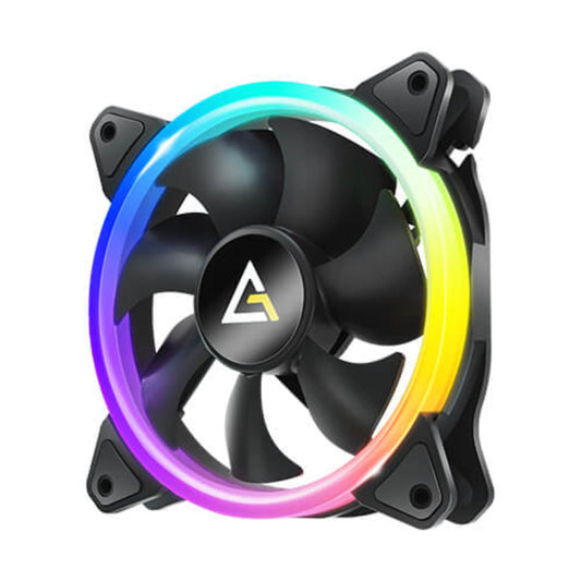 ANTEC Neon 120 ARGB 120mm Cabient Fan with controller ( Black ) ( Triple Pack )
