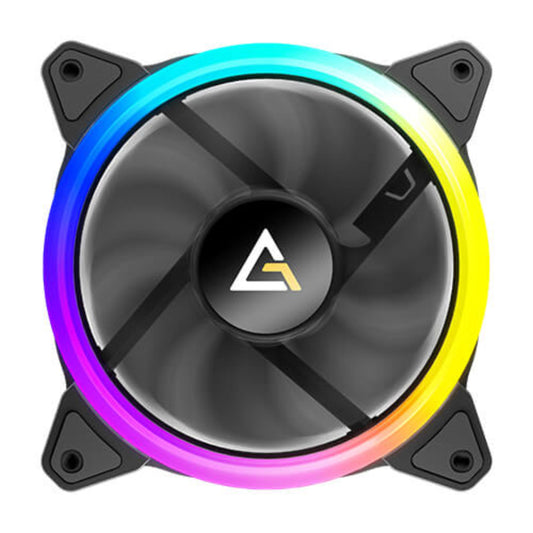 ANTEC Neon 120 ARGB 120mm Cabient Fan with controller ( Black ) ( Triple Pack )