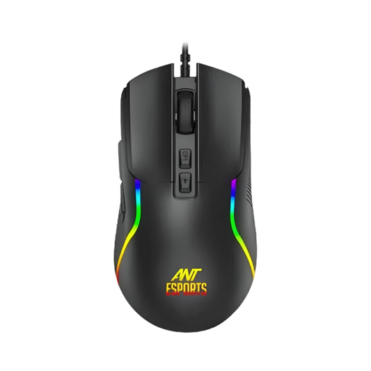 ANT ESPORTS GM380 Wired Ambidextrous Gaming Mouse ( 12800DPI / 7 Macro Buttons )