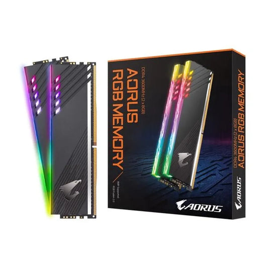 GIGABYTE Aorus RGB 16GB ( 8GB x 2 ) 3600MHz DDR4 RAM ( Black )