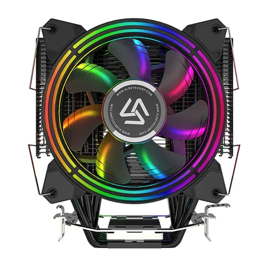 ALSEYE HALO H120D RGB 120mm Single Tower CPU Air Cooler (Black)