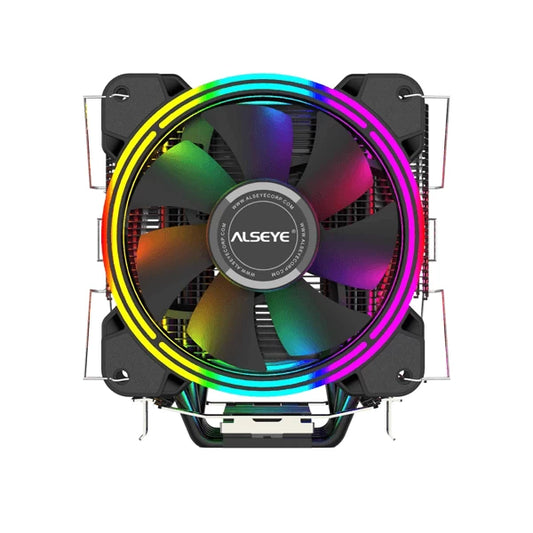 ALSEYE Halo H120D V2.0 PWM RGB 120mm Single Tower CPU Air Cooler ( Black )