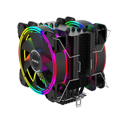 ALSEYE Halo H120D V2.0 PWM RGB 120mm Single Tower CPU Air Cooler ( Black )