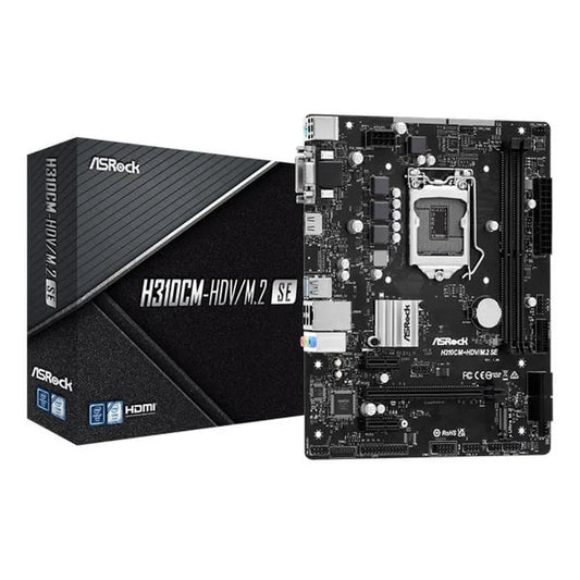 ASROCK H310CM-HDV/M.2 SE DDR4 Intel Motherboard