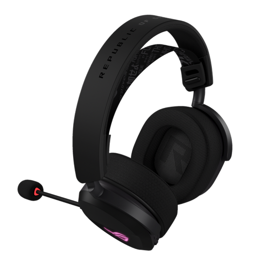 ASUS ROG Pelta Tri-Mode RGB Wireless Gaming Headphones ( Black ) ( PC / Mac / PS / Nintendo Switch / Android / IOS ) ( ASUS ROG Pelta )