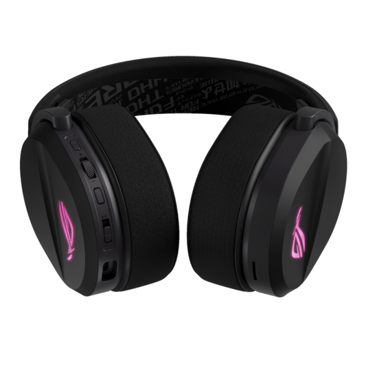 ASUS ROG Pelta Tri-Mode RGB Wireless Gaming Headphones ( Black ) ( PC / Mac / PS / Nintendo Switch / Android / IOS ) ( ASUS ROG Pelta )