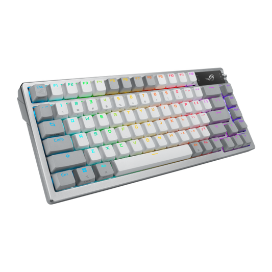 ASUS ROG Azoth 75% Mechanical RGB Tri-Mode Wireless Gaming Keyboard ( White ) ( ROG NX mechanical switches )