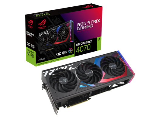 ASUS ROG Strix Geforce RTX 4070 OC Edition 12GB Gaming NVIDIA Graphics Card