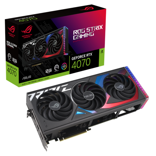 Asus ROG Strix Geforce RTX 4070 12GB NVIDIA Gaming Graphics Card