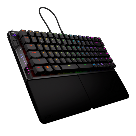ASUS ROG Falcata 75% Mechanical RGB Tri-Mode Wireless Gaming Keyboard ( Black ) ( ROG HFX V2 Magnetic Switch )