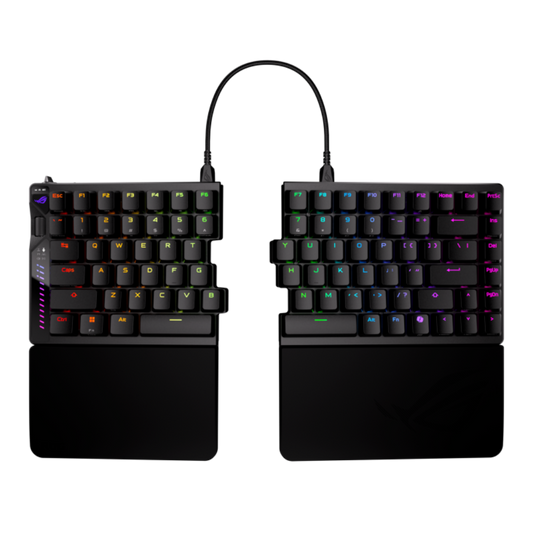 ASUS ROG Falcata 75% Mechanical RGB Tri-Mode Wireless Gaming Keyboard ( Black ) ( ROG HFX V2 Magnetic Switch )