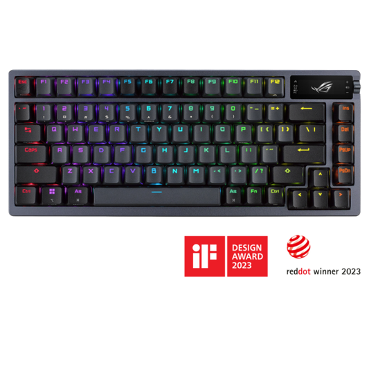 ASUS ROG Azoth 75% Mechanical RGB Tri-Mode Wireless Gaming Keyboard ( Black ) ( ROG NX mechanical switches )
