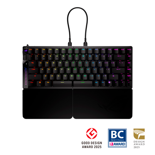 ASUS ROG Falcata 75% Mechanical RGB Tri-Mode Wireless Gaming Keyboard ( Black ) ( ROG HFX V2 Magnetic Switch )