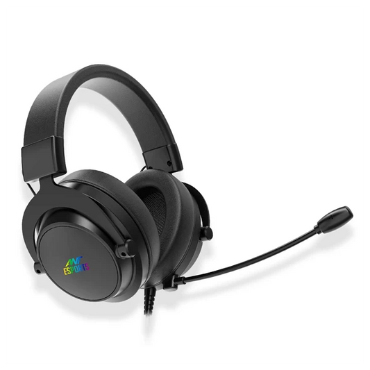 ANT ESPORTS H800 RGB 7.1 Surroun Sound USB Wired Gaming Headphone ( Black ) ( PC / Playstation / Mobile / Xbox )