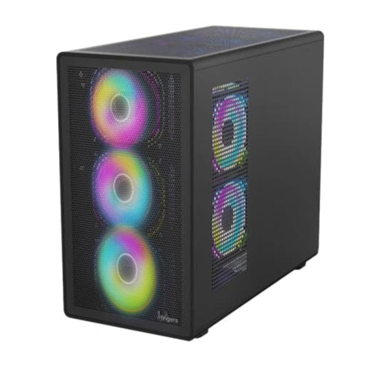 FINGERS HyperHawk RGB MATX Mid Tower Cabinet ( Black )