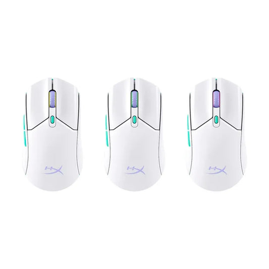 HYPERX Pulsefire Haste 2 Core Wireless Ambidextrous Gaming Mouse (8R2E7AA) (3200 DPI / 6 Macro Buttons) ( White )