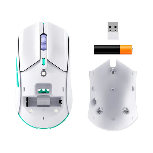 HYPERX Pulsefire Haste 2 Core Wireless Ambidextrous Gaming Mouse (8R2E7AA) (3200 DPI / 6 Macro Buttons) ( White )