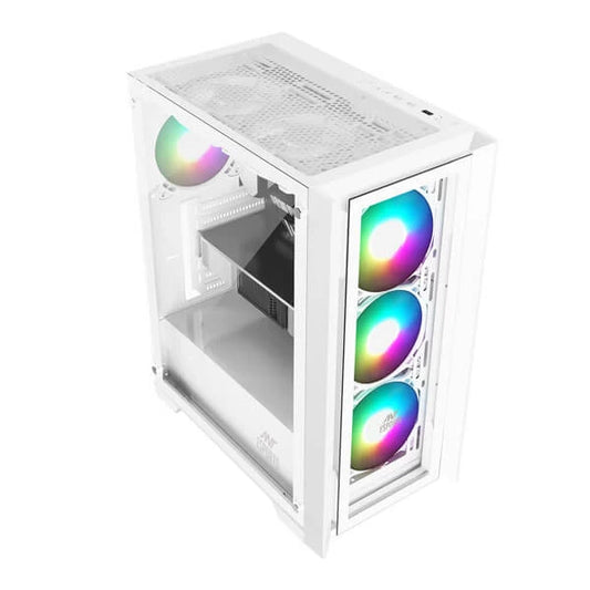 ANT ESPORTS ICE-170 TG ATX Mid Tower Cabinet (White)