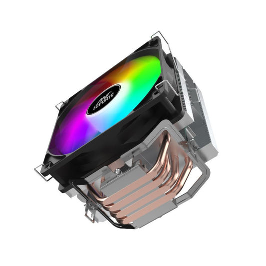 ANT ESPORTS ICE-C400 Rainbow LED Air CPU Air Cooler (Black)