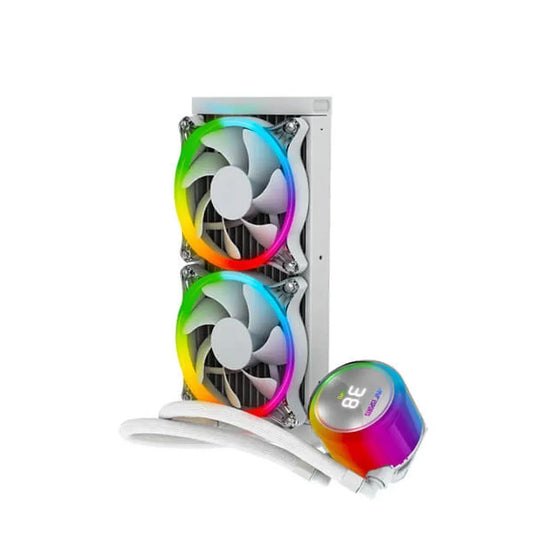 ANT ESPORTS ICE Chroma 240 ARGB 240mm CPU Liquid Cooler ( White )