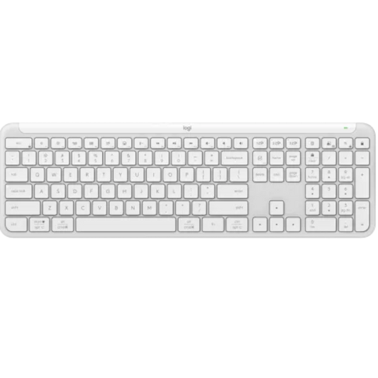 LOGITECH Signature Slim K950 Full Size Membrane Wireless Gaming Keyboard ( Off-White ) ( Membrane Switch ) ( 920-012444 )
