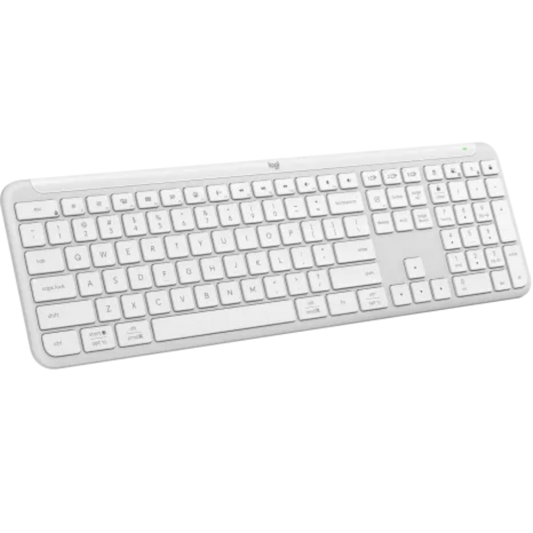 LOGITECH Signature Slim K950 Full Size Membrane Wireless Gaming Keyboard ( Off-White ) ( Membrane Switch ) ( 920-012444 )