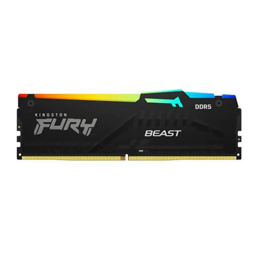 KINGSTON FURY Beast RGB 32GB ( 32GBx1 ) 5600MHz DDR5 RAM ( Black )