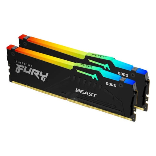 KINGSTON Fury RGB 64GB (32GBx2) 6000MHz DDR5 RAM (Black)