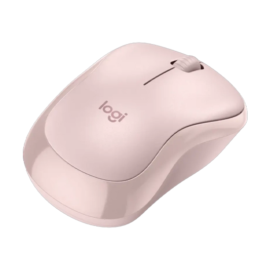 LOGITECH M241 Silent Wireless Ambidextrous Gaming Mouse ( 910-007430 ) ( 4000DPI / 3 Macro Button ) ( Rose )
