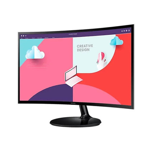 SAMSUNG LS24C366EAWXXL 24 Inch 75Hz VA Panel 72% SRGB 4MS AMD Freesync Curved Gaming Monitor