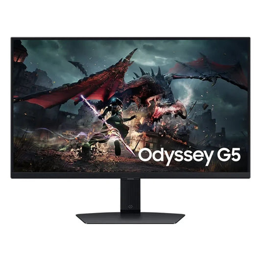 SAMSUNG Odyssey G5 LS27DG502EWXXL 27 Inch 2K QHD 180Hz IPS Panel 99%SRGB 1MS AMD Freesync Gaming Monitor