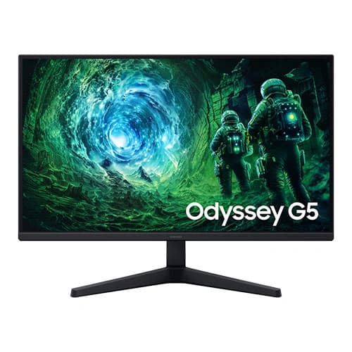 SAMSUNG Odyssey G5 LS27FG530EWXXL 27 Inch 2K QHD 200Hz IPS Panel 72% SRGB 1MS AMD Freesync Gaming Monitor