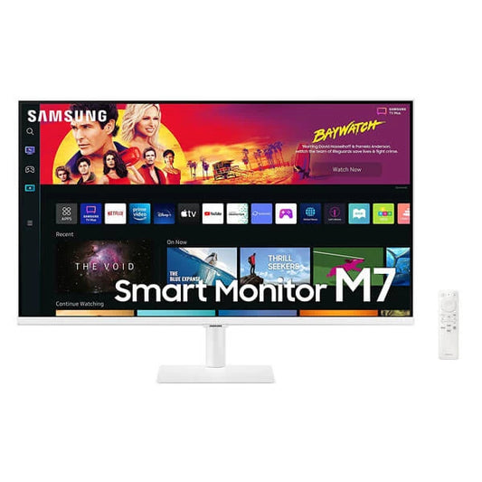 Samsung LS32BM701UWXXL 32 Inch M7 Smart Monitor (HDR10, 4ms Response Time, Frameless, UHD VA Panel