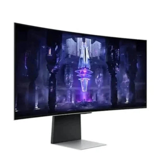 SAMSUNG Odyssey G8 LS34BG852SWXXL 34 Inch QHD 175Hz OLED Panel 0.1MS AMD Freesync Gaming Monitor