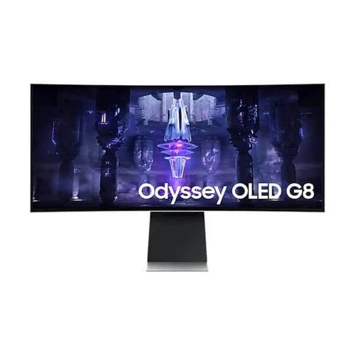 SAMSUNG Odyssey G8 LS34BG852SWXXL 34 Inch QHD 175Hz OLED Panel 0.1MS AMD Freesync Gaming Monitor