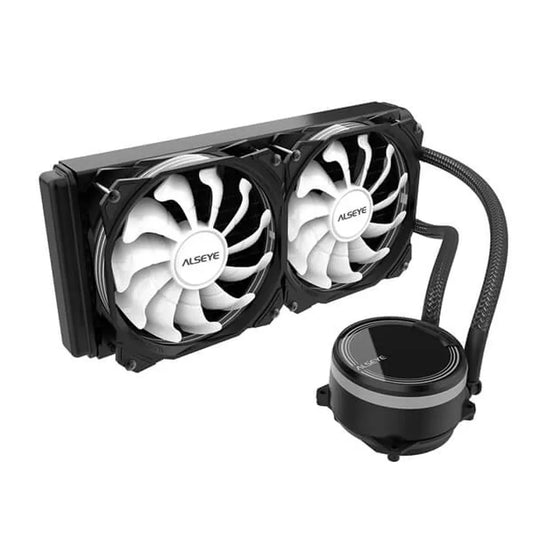 ALSEYE M240B 240mm ARGB CPU Liquid Cooler (Black)