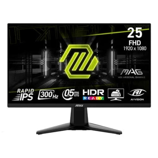 MSI MAG 255XF 25 Inch FHD 300Hz IPS Panel 120% SRGB 0.5Ms Gaming Monitor